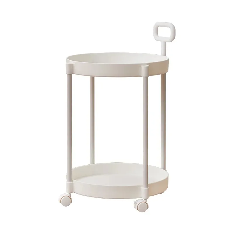 

Household coffee table movable creative sofa side few simple cart Internet celebrity small apartment bedside rack