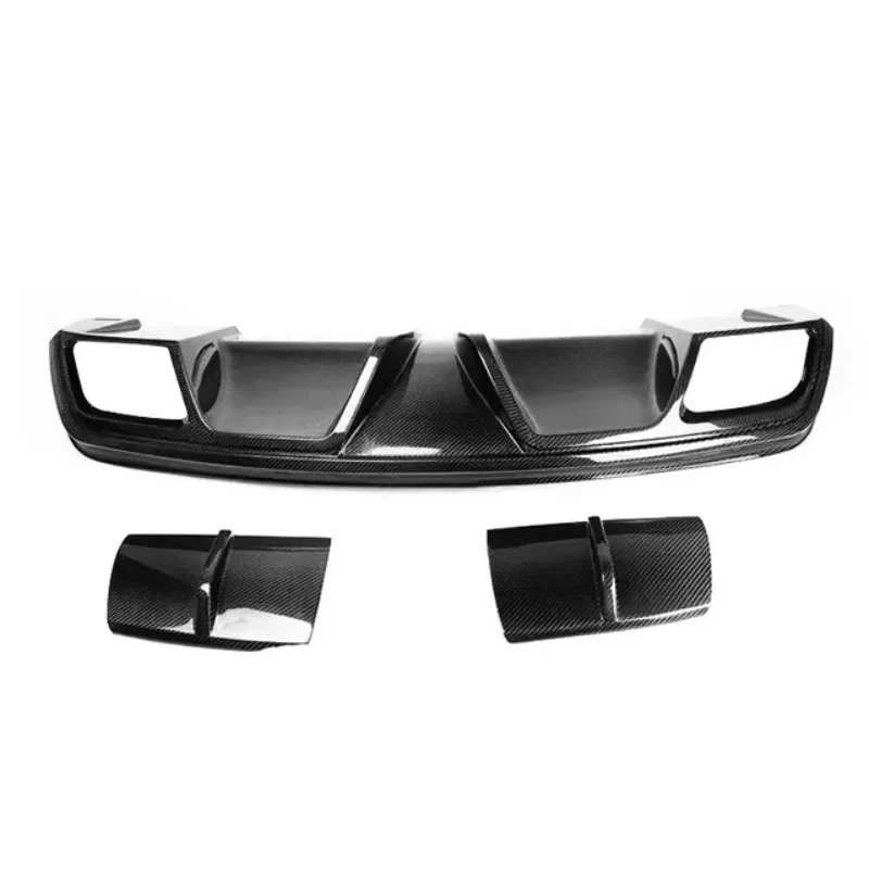 Gloss Carbon Fiber Rear Bumper Diffuser Lip