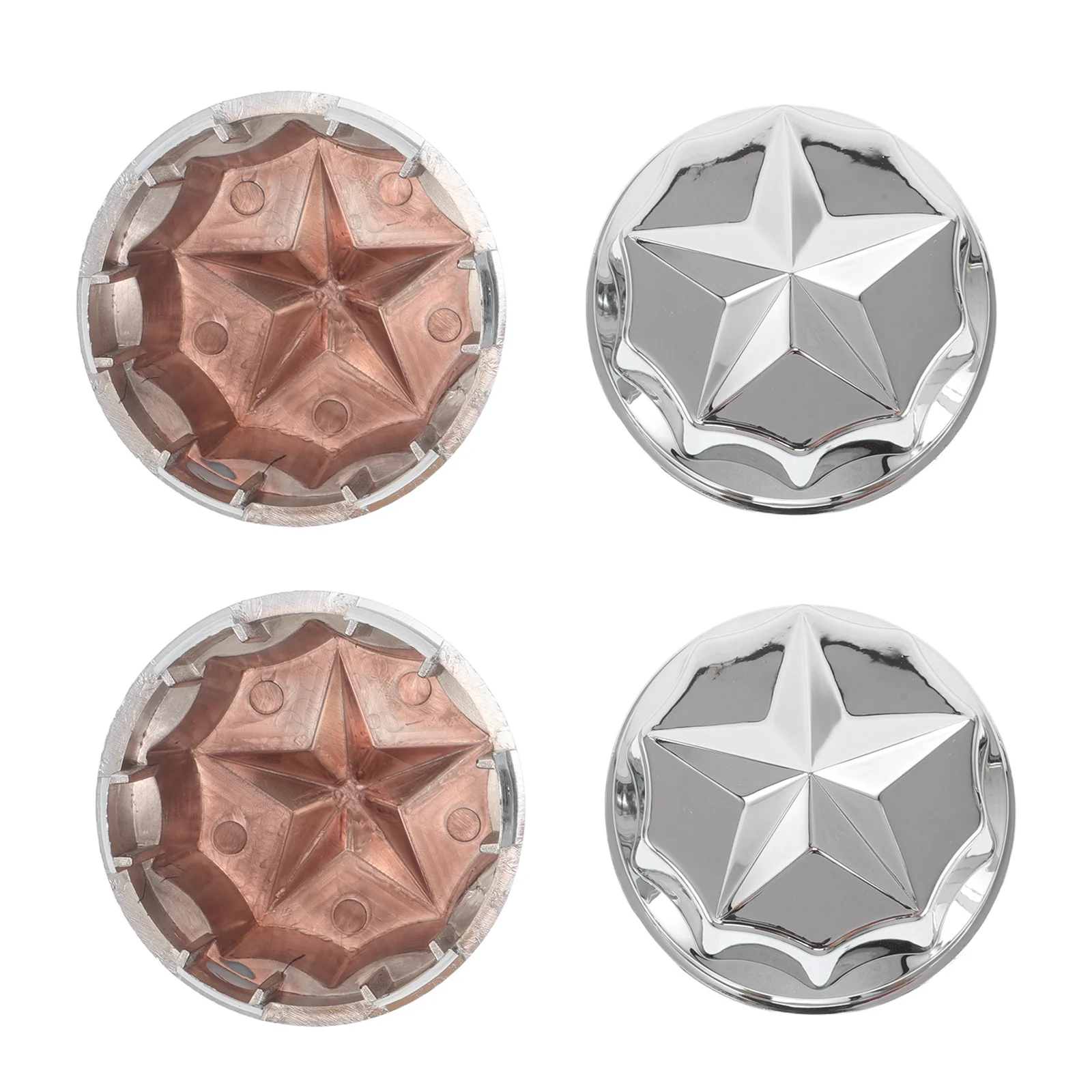 

4Pcs Plastic Wheel Hub Cover for Go Kart Stylish Center Caps Lightweight Rim Protection for Atv Utv Drift Car Offroad Use