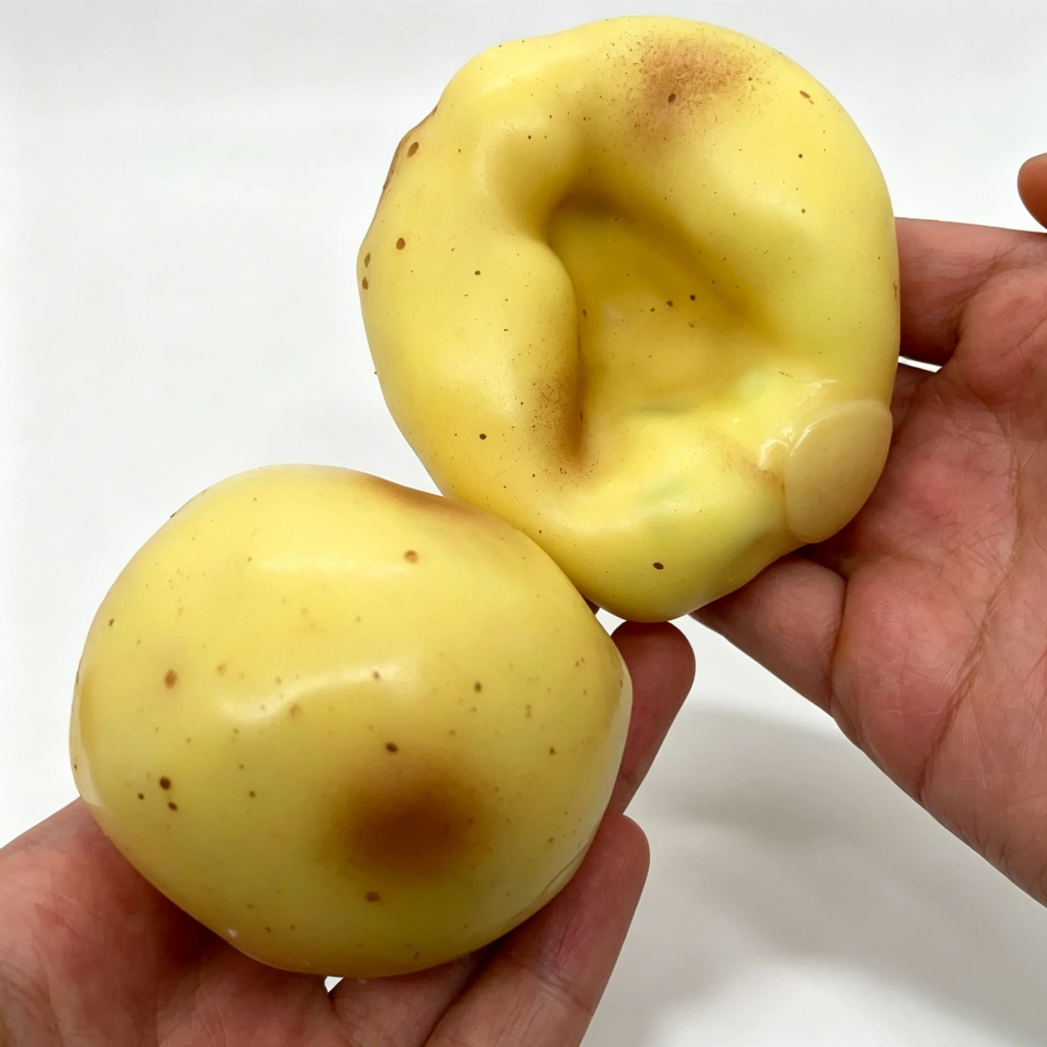 Crunchy Potato Squishy Stress Ball ASMR Fidget Toy Handmade Squeeze Ball Portable Anxiety Relief Sensory Toy for Adults Kids. view 6