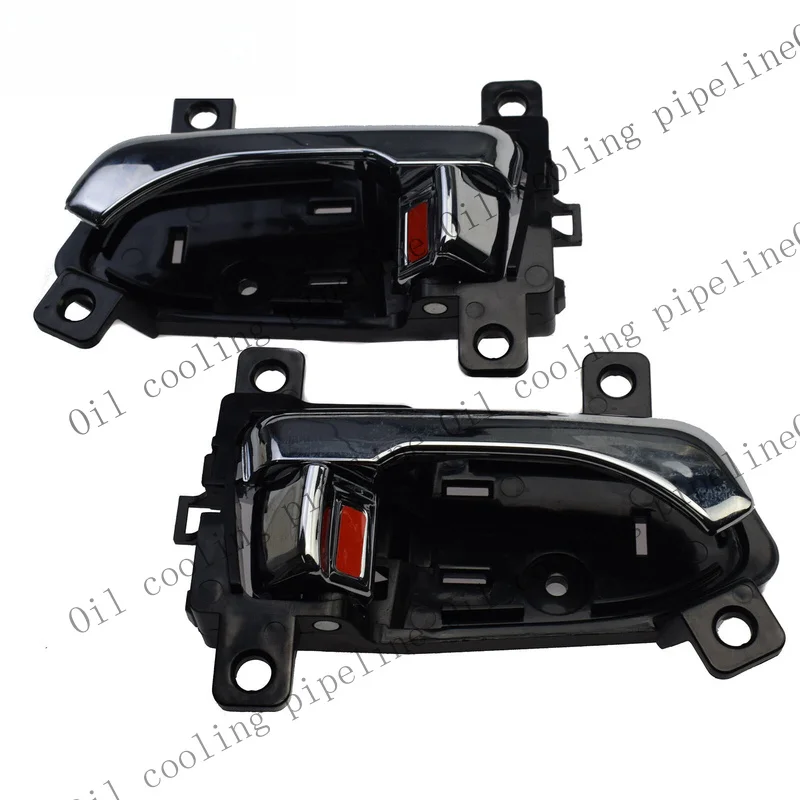 A+ 2Pcs Front Interior Door Handle Left & Right Chrome FOR 2011-2016 Kia Sportage