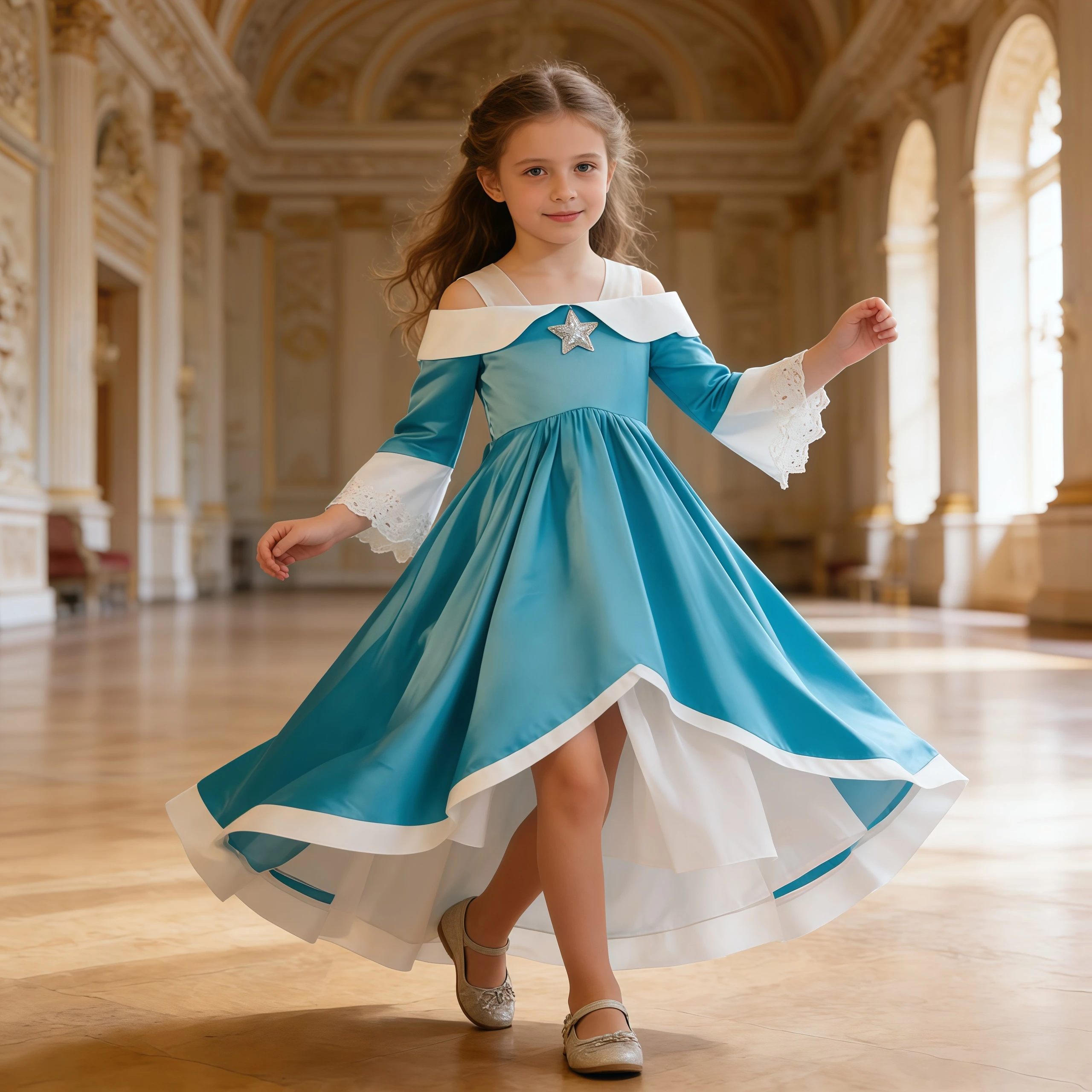 Girls Anime Rosalina Peach Princess Dress For Kids Halloween Disguise Cosplay Birthday Party Vestidos Halloween Carnival Costume