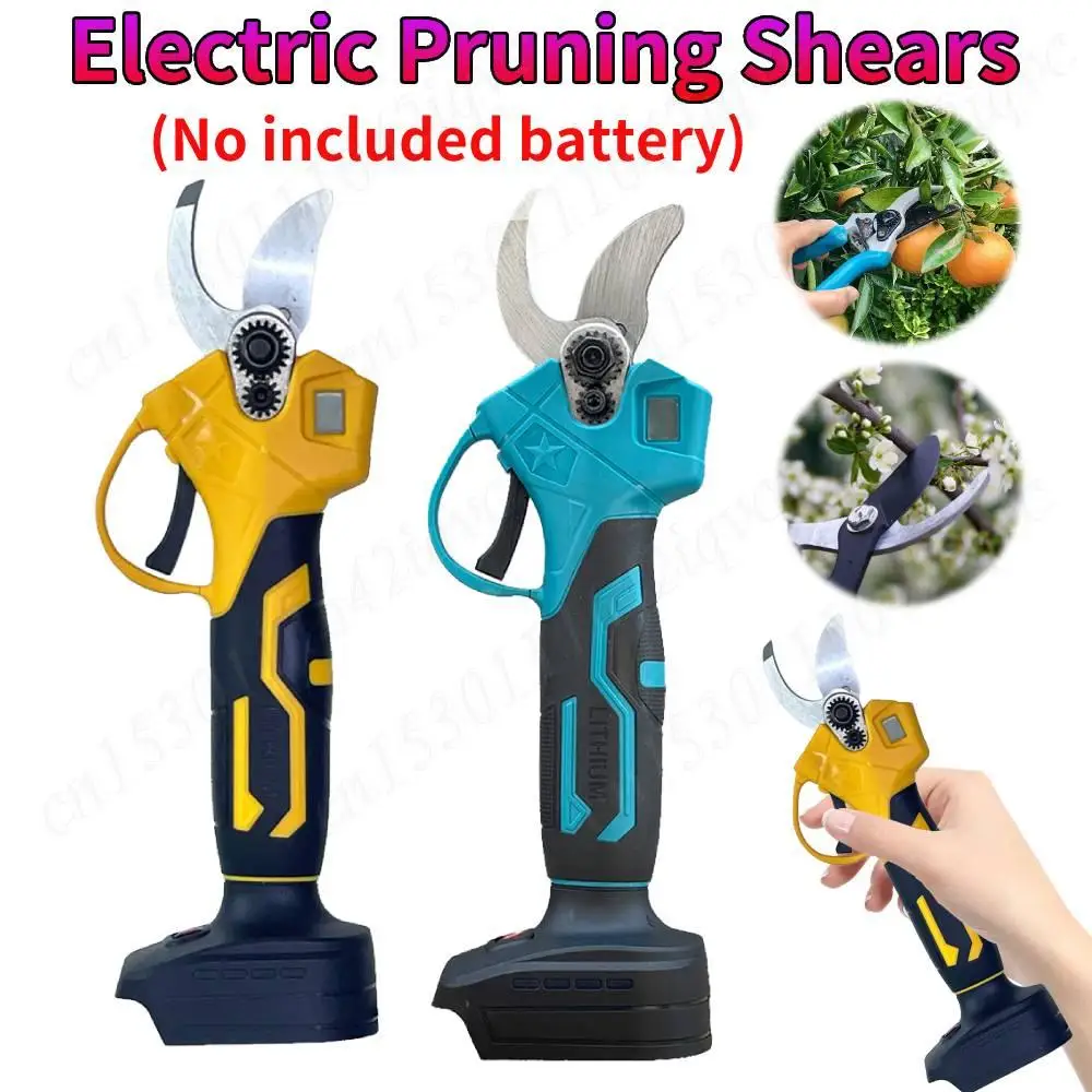 

Cordless Electric Pruning Shears Rechargeable with Display Fruit Tree Electric Garden Scissors Garden Tool for Makita Battery