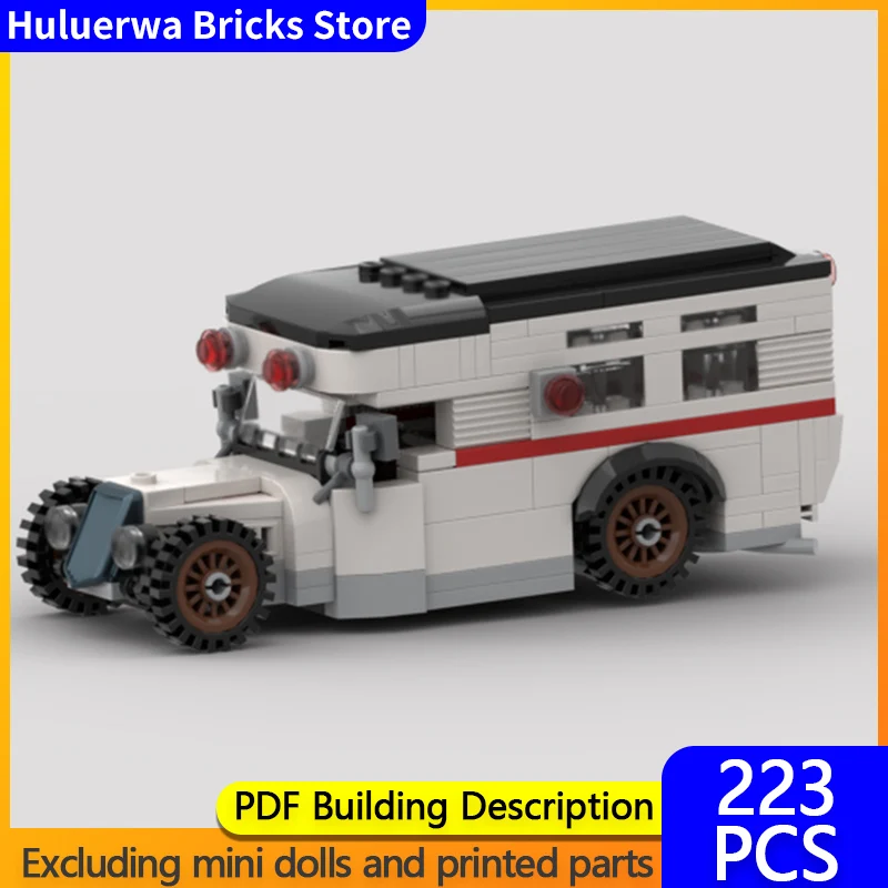 

Speed Hypercar Model MOC Building Bricks Classic Retro Ambulance Modular Technology Gifts Assemble Children Toys Suit