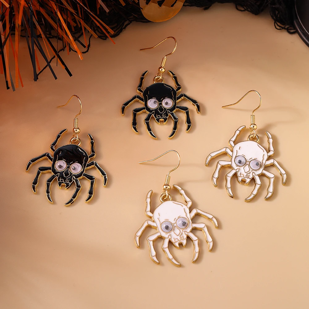New Giant Spider Drop Earrings for Women Girls Halloween Earrings Handmade Party Jewelry Gifts