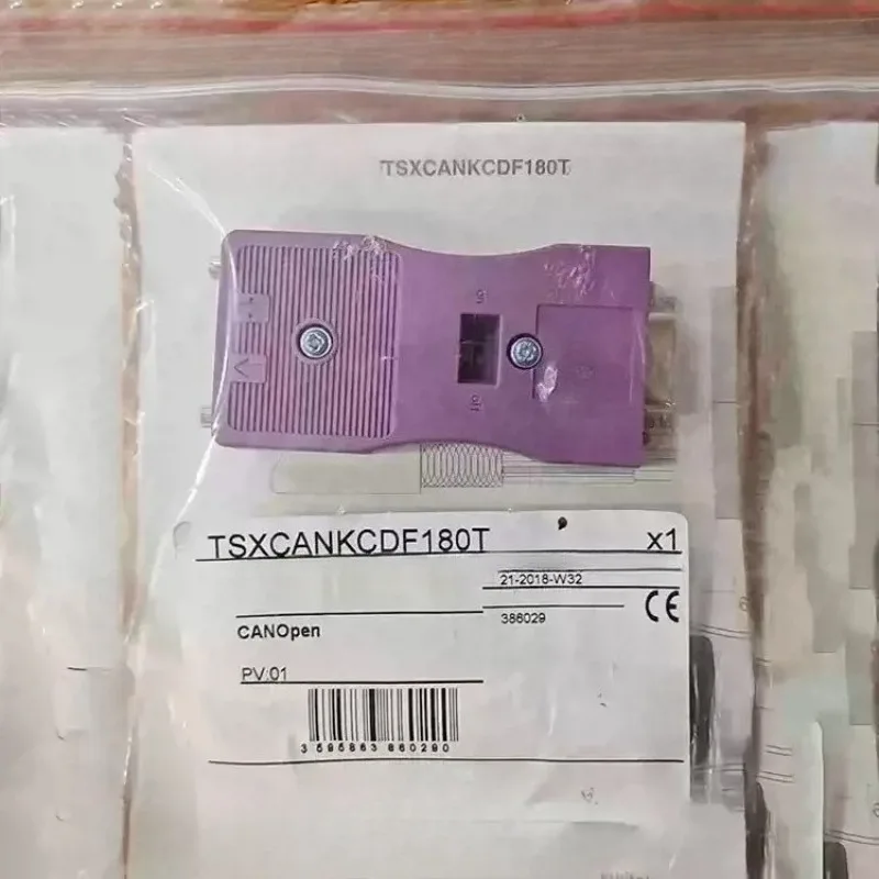 New Original TSXCANKCDF180T Straight Standard F Type Connector Industrial CANopen Bus Terminal Resistor Plug For PLC Controller