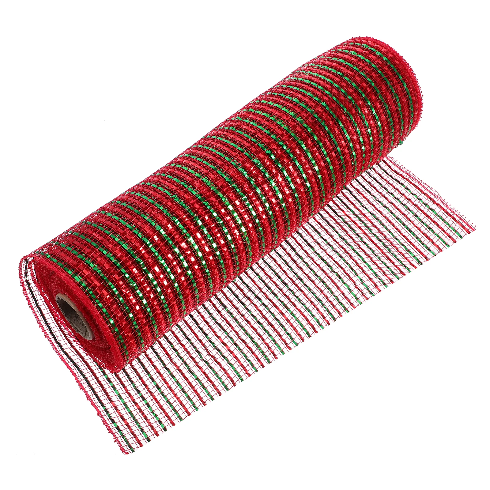 26cm Christmas Decorative Mesh Ribbons Party Wedding Gift Wrapping Polyester Crafts Ribbon Colorful for Holiday