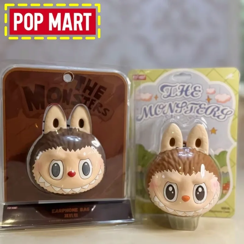 

Genuine Pop Mart 10th Anniversary Labubu Series Headphone Case Popbean Blind Boxthe Monster Forest Fairy Tale Ornament Gifts