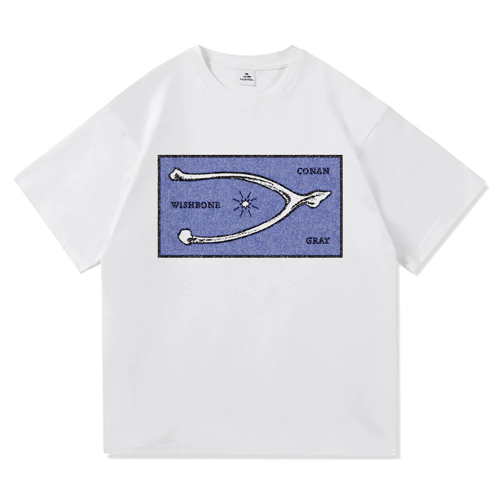 Koszulka Conan Gray 2025 Nowy Album Wishbone Śmieszna Moda Męska/Damska Odzież Vintage Harajuku Wysoka Jakość Bawełniane Koszulki