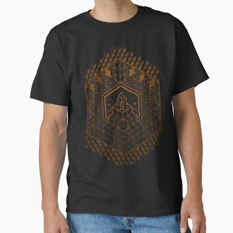 

The Inner Truth (1017) Sacred Geometry Symbol Gift t shirt for man Large size Tops Graphic Print men's Clothes