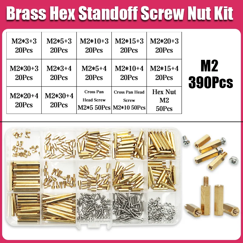 Messing Sechs kant Motherboard Abstands halter Phillips Abstand Schraube Mutter m2 m3 m4 Stecker Buchse Kupfer Abstands halter für elektronische DIY-Platine Schaltung – Detail 6