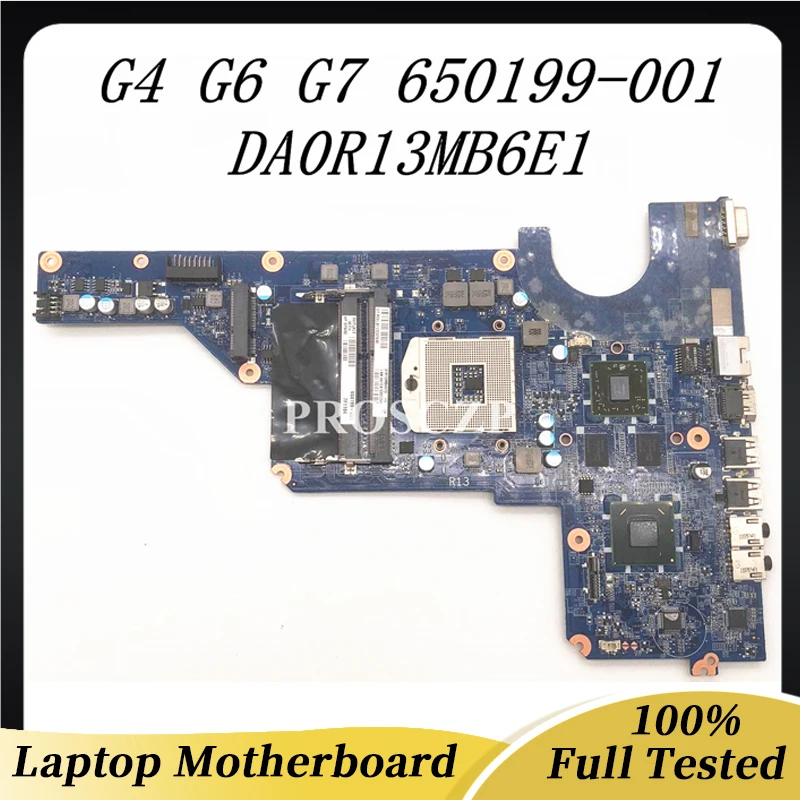 Placa base para ordenador portátil HP G4-1000 G4, G6, DA0R13MB6E1, DA0R13MB6E0, 636375-001, 650199-001, HM65 100%, probada completamente