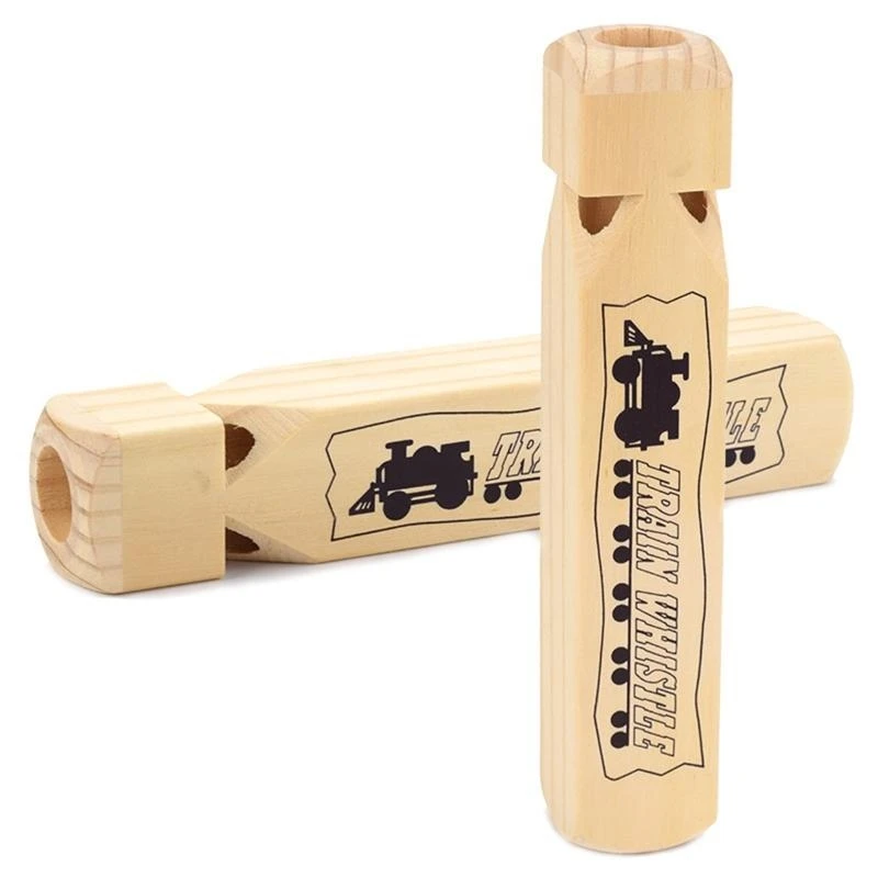 Q39E Imitating Wooden Sound Warning Steam Train Toy Train