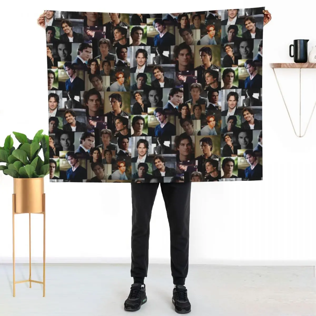 ian somerhalder Throw Blanket Sleeping Bag Bed Fashion Sofas Thermal Travel Thermals For Travel Blankets