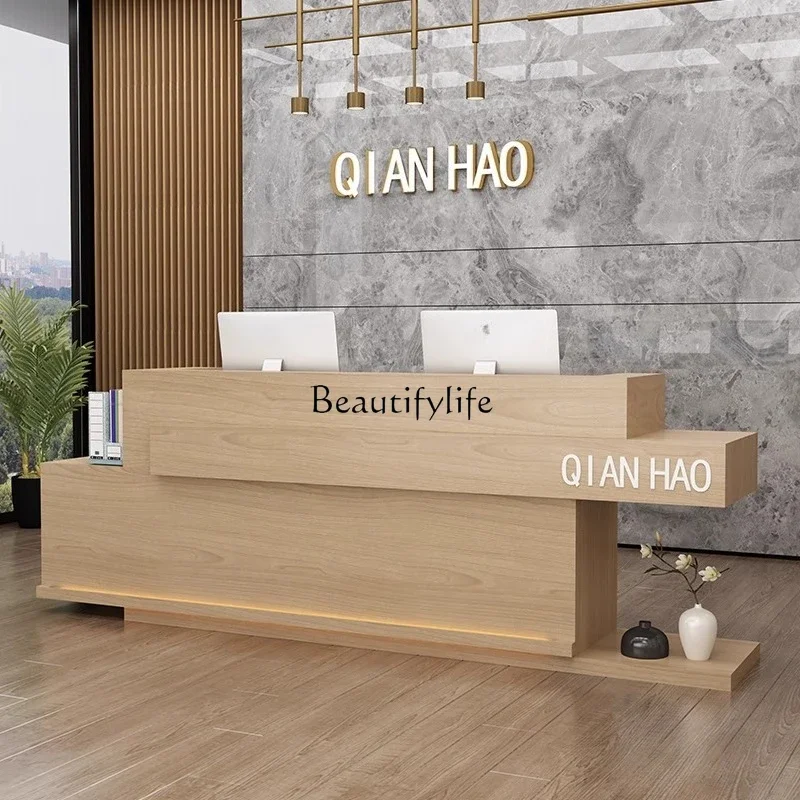 

yj5 Cashier Counter Marble Bar Counter Clothing Store Simple Modern Front Desk