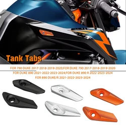 2024 motorrad zubehör cnc aluminium kraftstoff tank laschen dekorativer streifen für ktm duke 2017 2007-2015 duke890 duke 890r 2009-2015