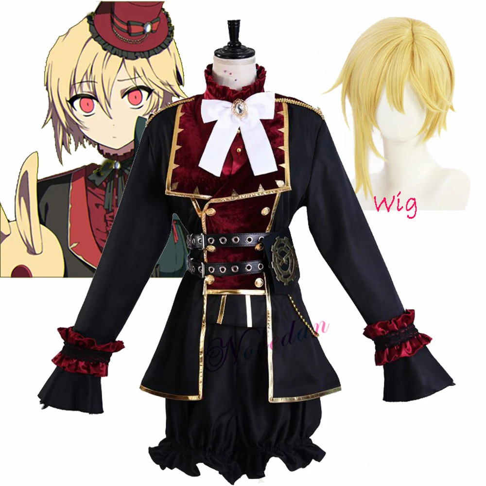 

Ensemble Stars Cosplay Valkyrie Enstars Nito Nazuna Theatre Uniform Wig Cosplay Costume Anime Carnival Party Halloween Suit