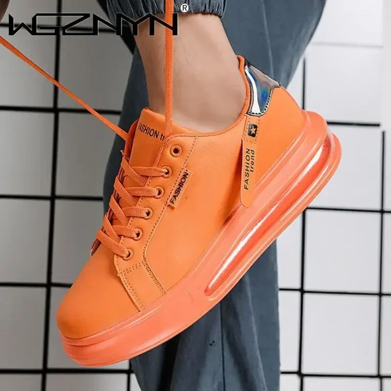 

НОВЫЕ модные брендовые кроссовки для мужчин, повседневная обувь, мягкая удобная обувь из искусственной кожи, дышащая мужская обувь на плоской подошве, Tenis Masculino