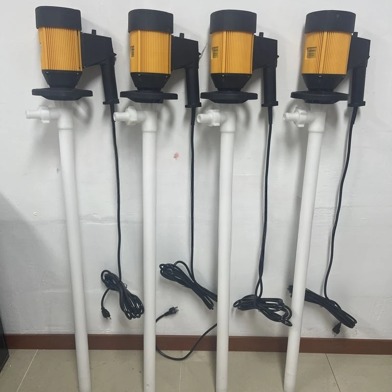 Electric pump speed control motor bucket pump with motor overheating protection motor