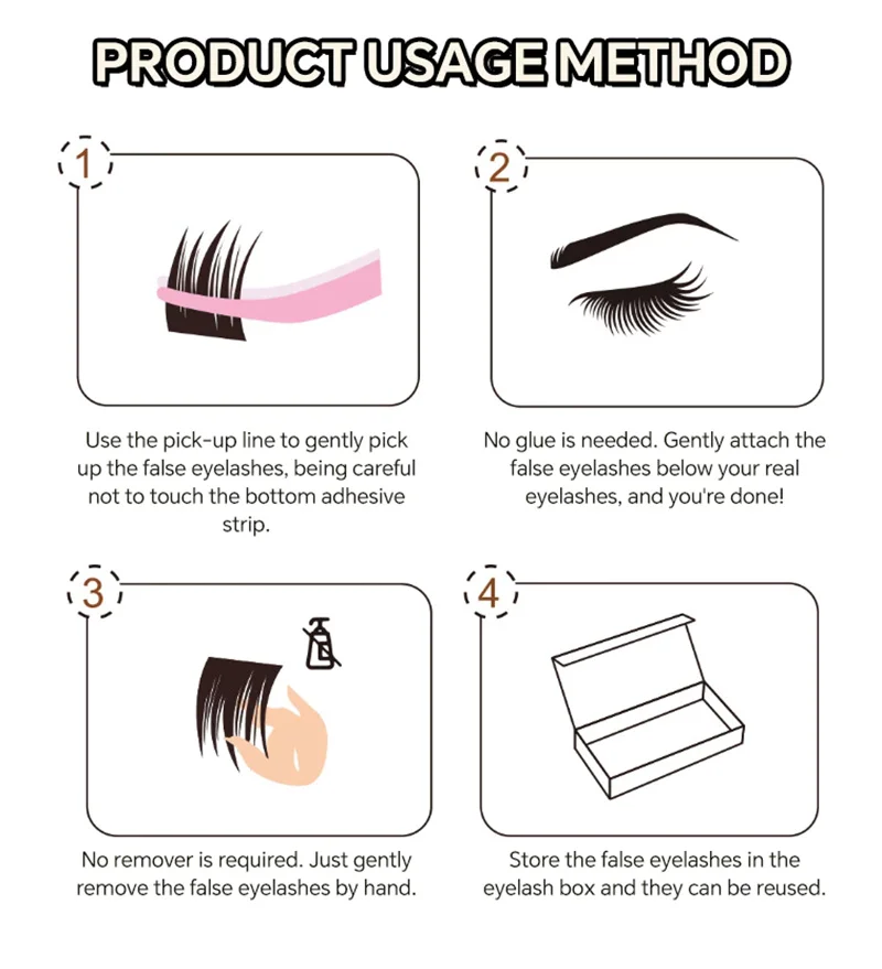 Auto adesivo skew voando raposa cílios postiços único cluster reutilizável segmentado cílios diy mangá lash extensão ferramentas de maquiagem