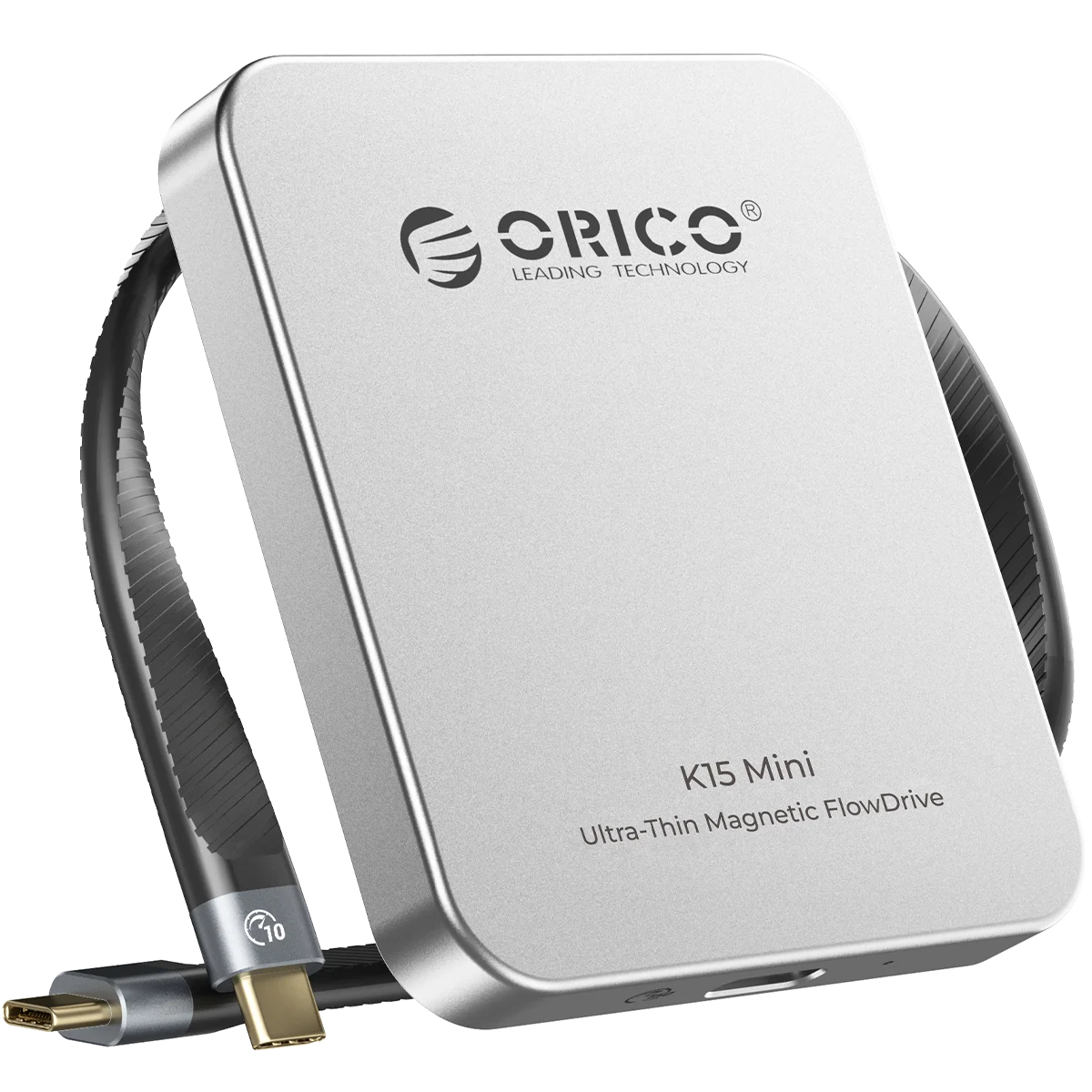 ORICO Mini – przenośny dysk SSD z magnetycznym złączem, kompatybilny z iPhone 18, 17, 16, 15 Pro/Max, prędkość transferu danych 150 MB/s, pojemność 32 GB, 64 GB, 128 GB. — zdjęcie produktu 7
