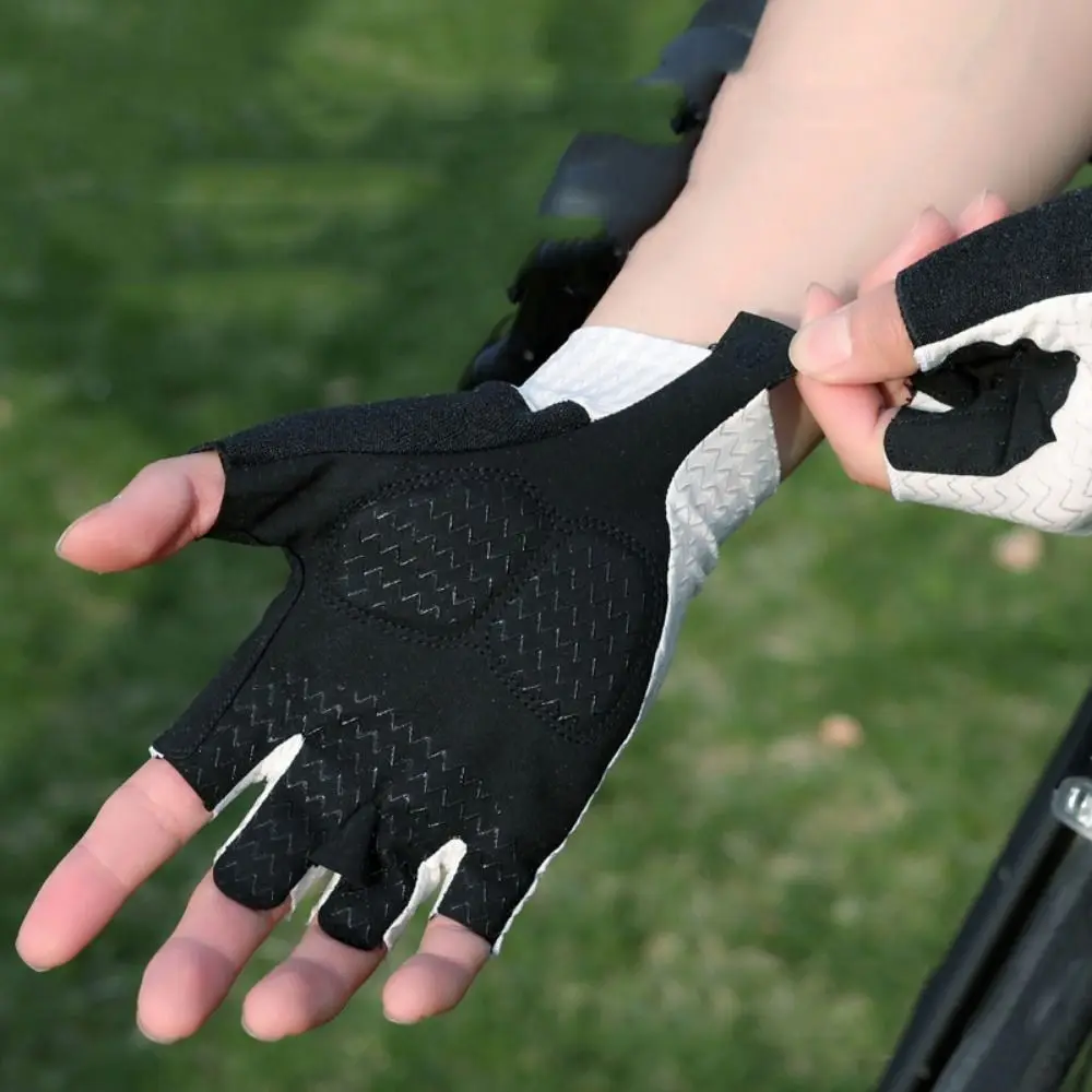 

Wear-Resistant Motorcycle Gloves Anti-Slip Vintage Racing Finger Mittens Goatskin Leather Fingerless Men'S Fingerless Gloves