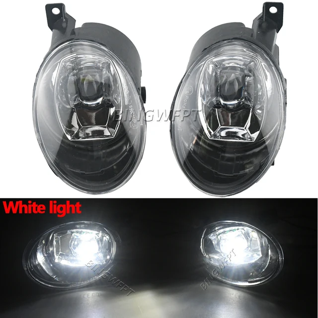 Smoke Lens Fog Lights Pair For 2010-2014 VW GTI MK6 & 2011-2015 Jetta GLI - Includes Bulbs
