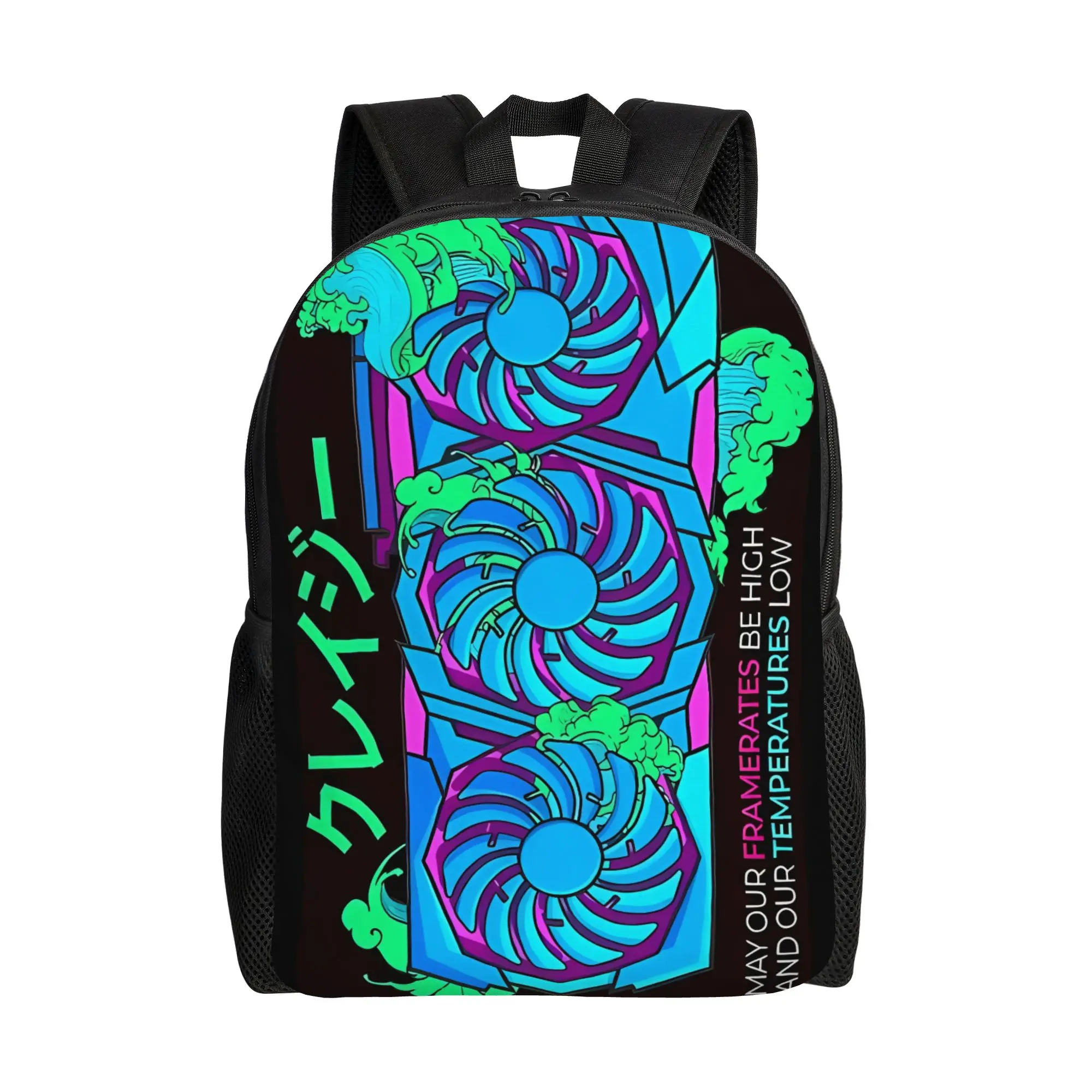 

GPU SMOKER Graphics Card, RTX Rog Backpack Youth Day Fashionable mochila Large Capacity Schoolbag Back To School Graduation gift