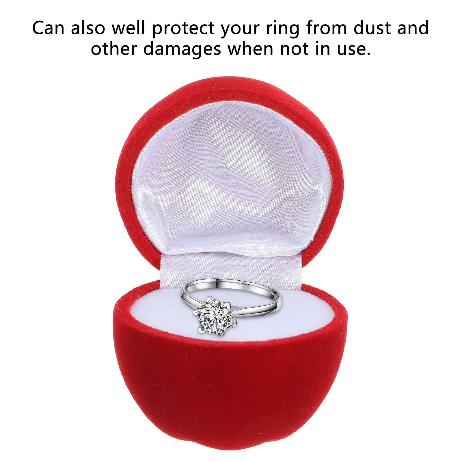 2 قطعة صندوق تغليف الهدايا صندوق مجوهرات الأزياء بسيط عملي دائم حلقة تخزين المحمولة للنساء شكل علبة مجوهرات