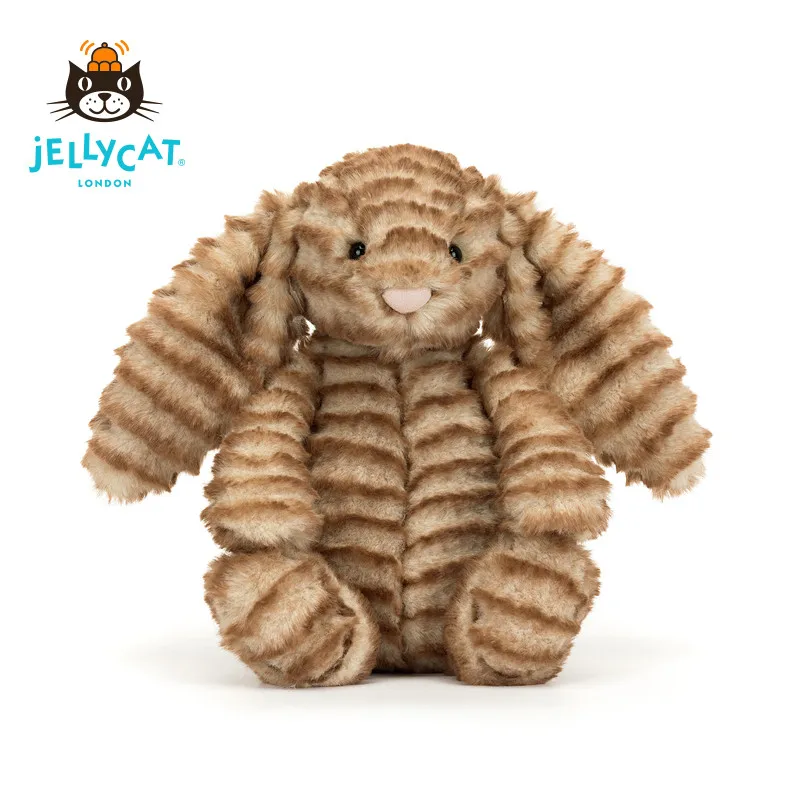

UK Jellycat Exquisite Bashful Juniper Bunny Plush Toy Rabbit Doll Stuffed Animal Gift