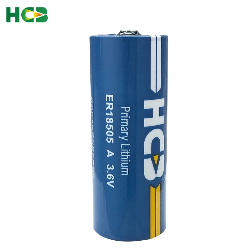 

HCB ER18505 A Disposable Lithium Battery Card Insertion Intelligent Water Meter Battery 3.6V Flow Meter Servo PLC Instrument