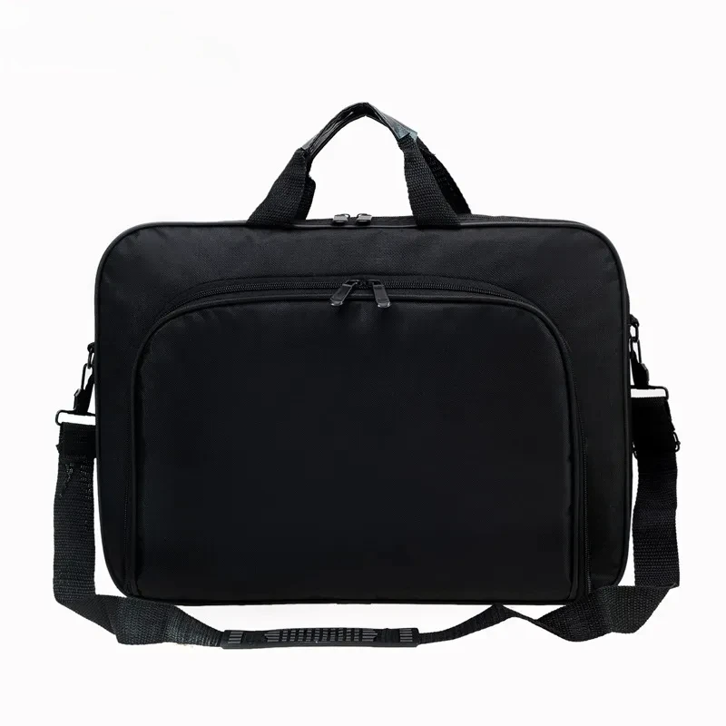 

15.6 Inch Laptop Bag Business Portable Nylon Computer Handbags Laptop Shoulder Handbag Zipper Shoulder Simple Style Brief case