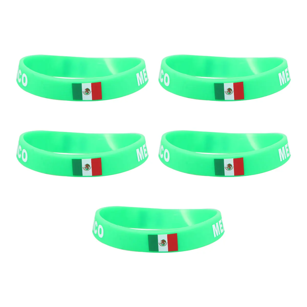 

5 Pcs Wristbands Environmentally Friendly Silicone Bracelet Team Australia Bracelets Sports Rubber Braclet Australian