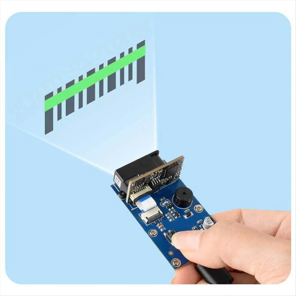 Barcode Scanner Module QR Code Recognition USB/UART Interface Compact Design for Versatile Use