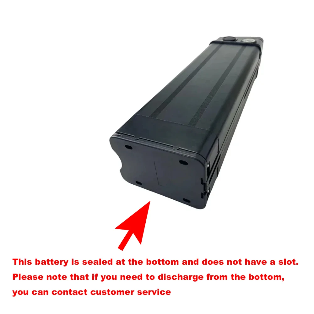 トップディスチャージ 48V 20000mAh リチウムイオンバッテリーパック 20Ah シルバーフィッシュバッテリー 電動自転車 盗難防止ロック付き