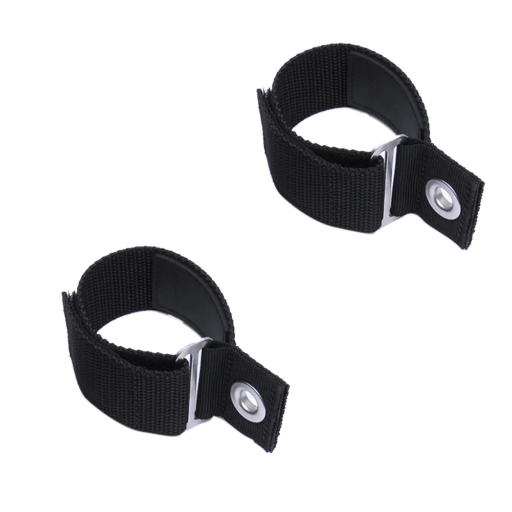 1 Pair Scuba Diving Dry Suit Tied Bottle Belt Dive Cylinder Tank Holder Cam Band Belt 7cm Diameter 1L Tank