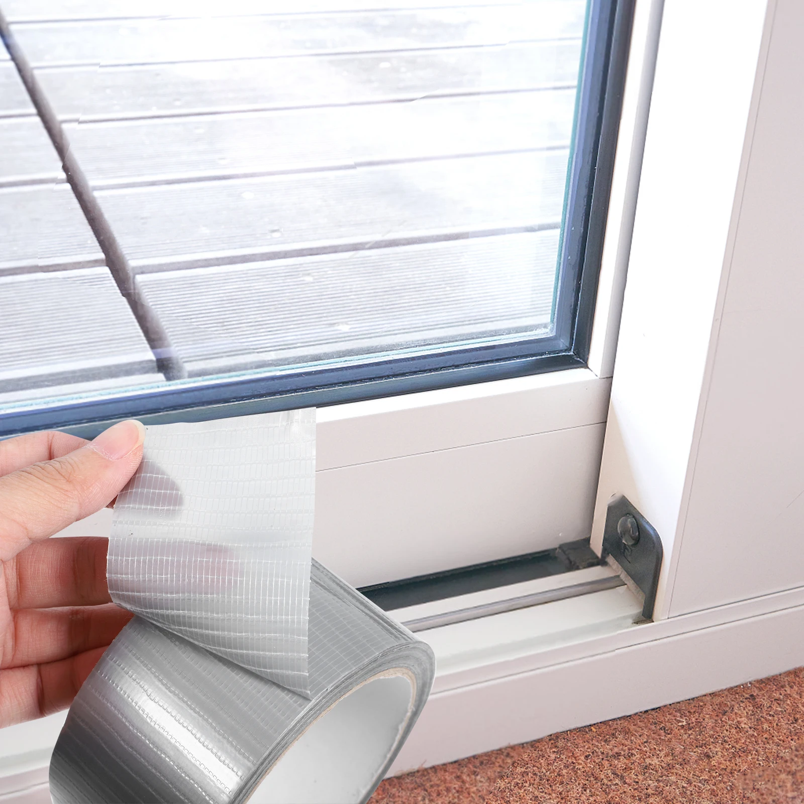 

Windproof Tape 20m Window Sealing Plastic Tapes Insulation DIY Weatherproof Door Gaps Sealant Various Window Types Long Term Use
