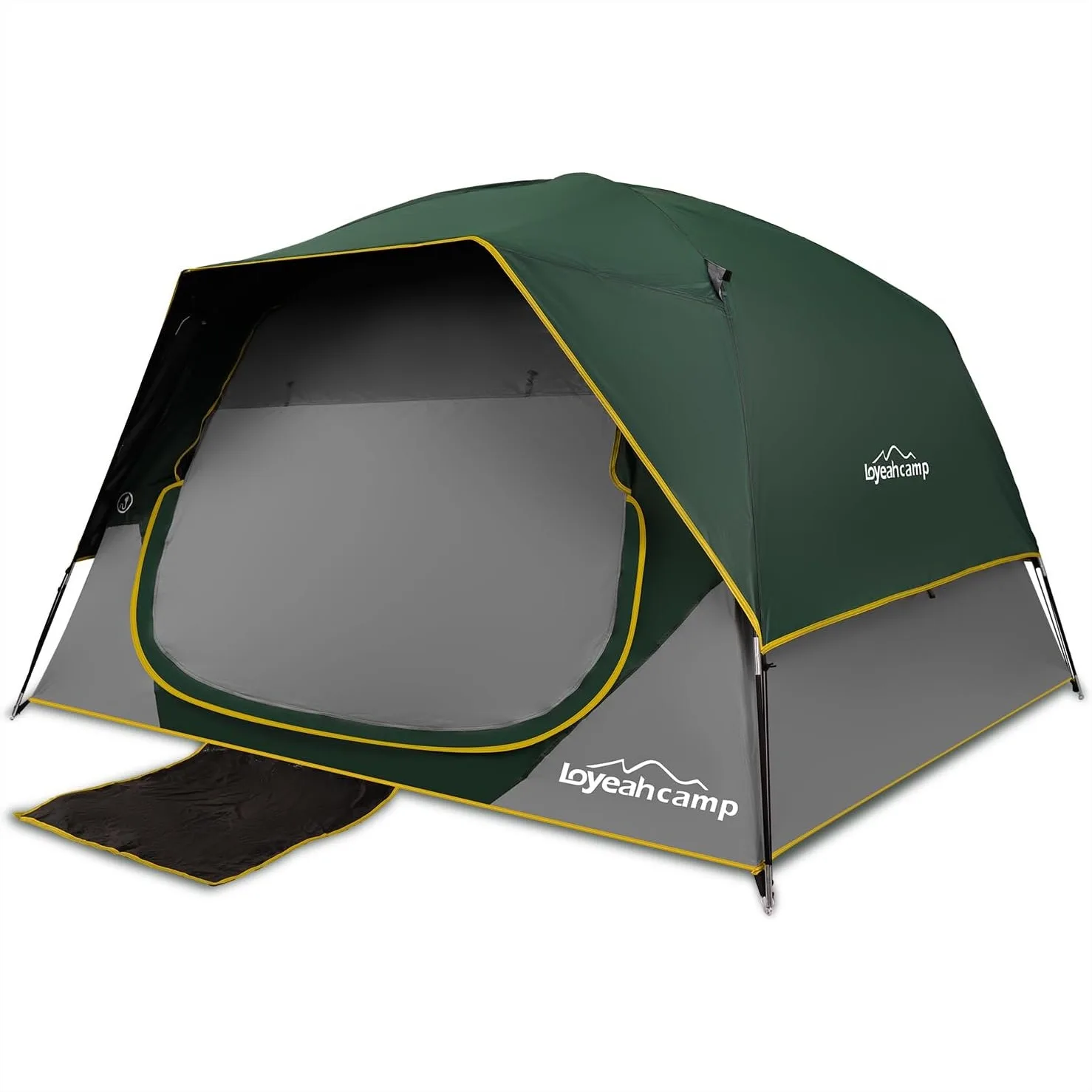 

4/6 Person Blackout Camping Tent, Easy Setup Waterproof Dome Tent with Rainfly, Portable Double Layer for Outdoor Camping &