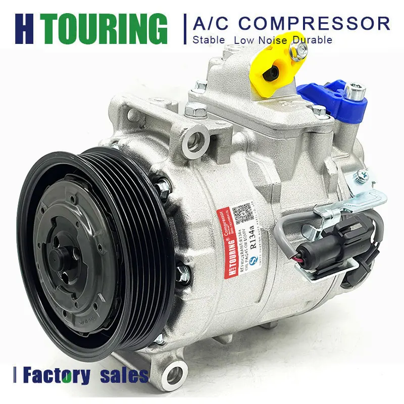 7SEU17C AC COMPRESSOR for Jaguar XF XJ X350 X358 2.7L 447180-7922 447180-7920 447180-7921 6W93-19D629-AA 6W93-19D629-AB C2C39502