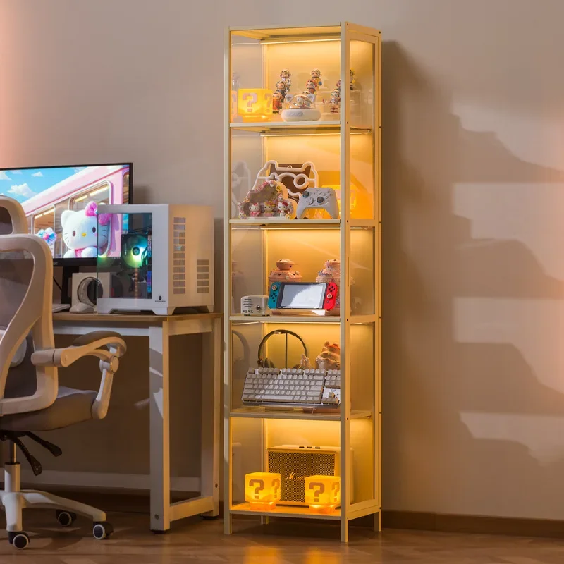 Multi-functional Display Cabinet Ornament Home Display Cabinet Household Dust Collection Locker Storage Cabinet Product Shelf