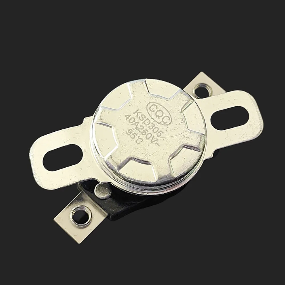 1pc 250v 40A 온도 조절기 KSD305 순간 온수기 건조 방지 온도 제어 스위치 70 °   85 °   95 °   온도 제한 보호 장치