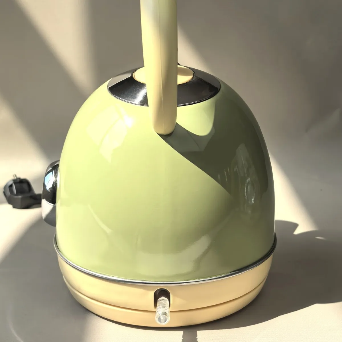 الاتحاد الأوروبي التوصيل/1500 واط غلاية كهربائية الرجعية مع عرض درجة الحرارة ، طبقة واحدة 304 الفولاذ المقاوم للصدأ غلاية الماء الساخن أواني شاي القهوة #4