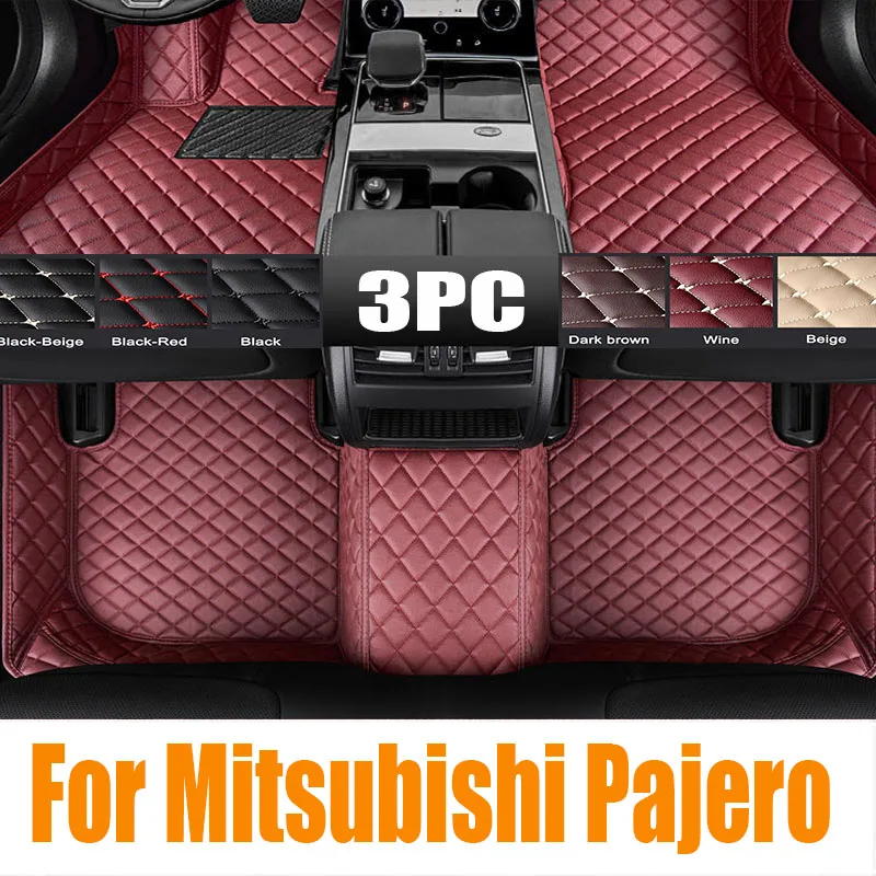 

For Mitsubishi Pajero V93 V97 2010-2020 2021 Car Floor Mat Carpet tpe Foot Pad Mats Cover Car-styling Accessories