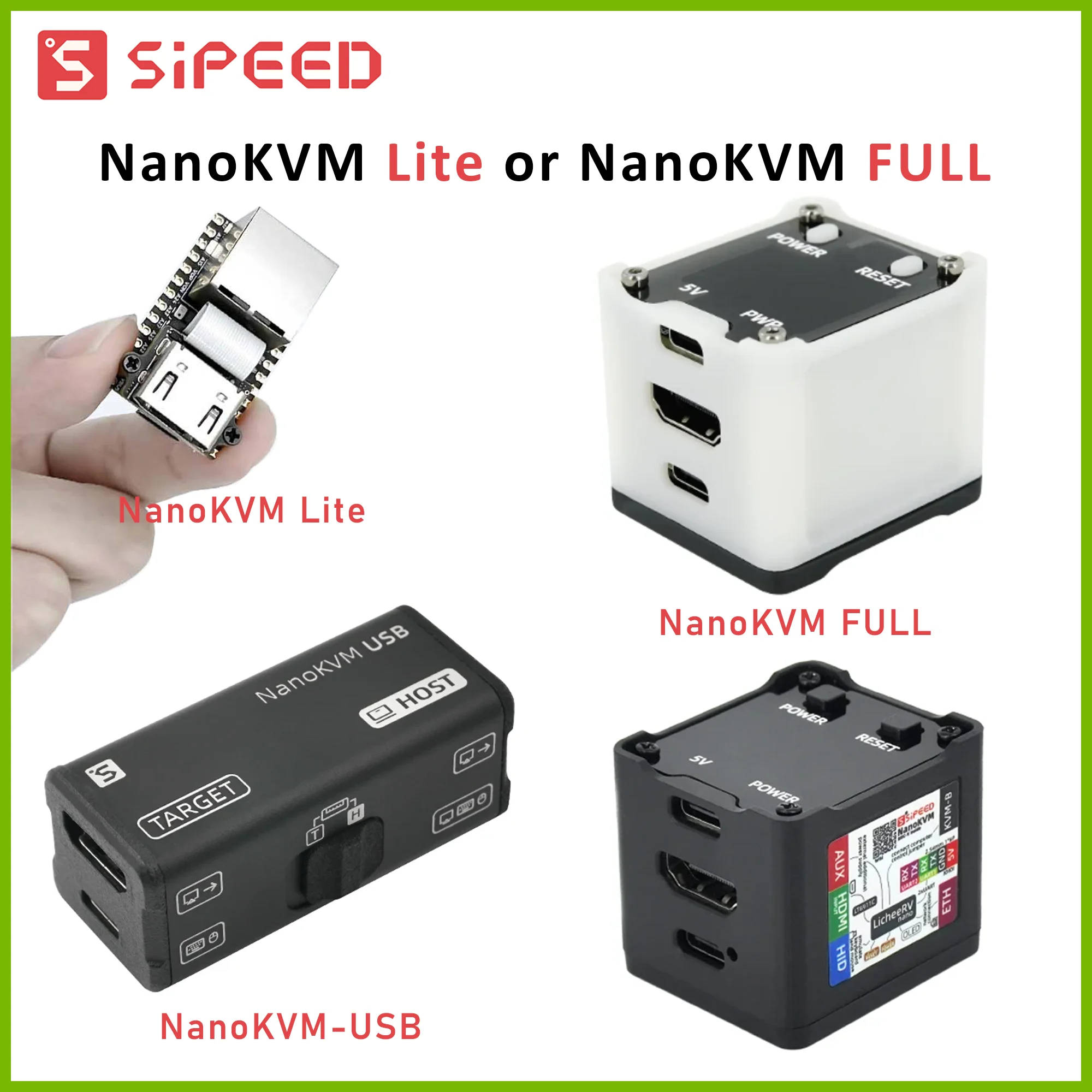 Sipeed NanoKVM PiKVM Mini Remote Control Operation And Maintenance Server HDMI Raspberry Pi