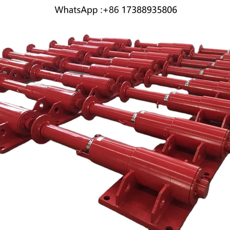 ETERNAL 10 Tons Jack Dump Truck Single Acting Hydraulic Cylinder Piston Structure Motor Gear Components Steel Body Machinery Use