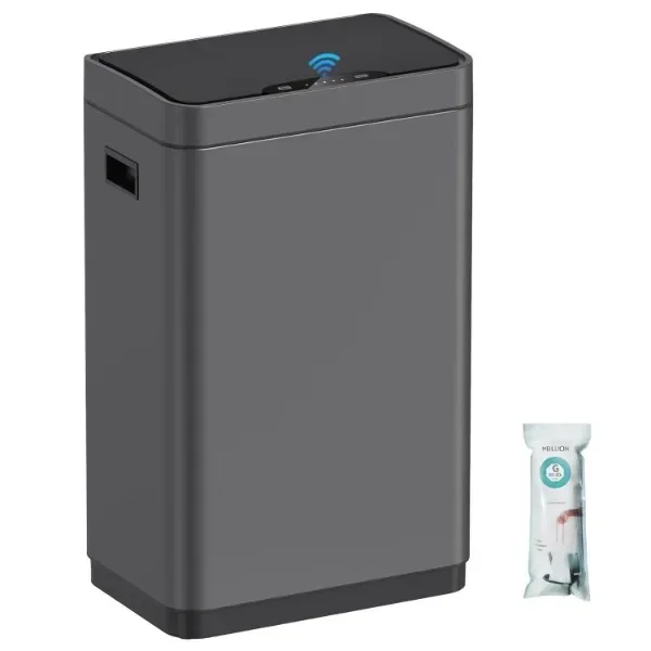 Automatic Trash Can Touchless Trash Cans 21 Gallon Motion Sensor Can Stainless Steel Smart Trash Can