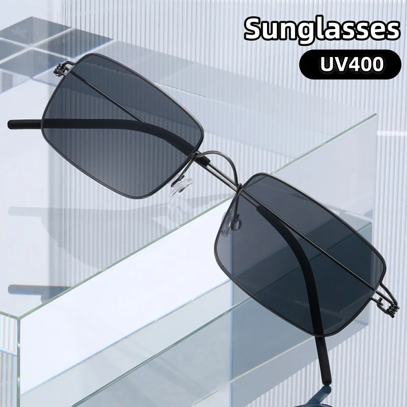 

Exquisite Design Sunglasses Man High-end 2026 New Lightweight and Handsome UV Resistant Street Photography Shades Glasses
