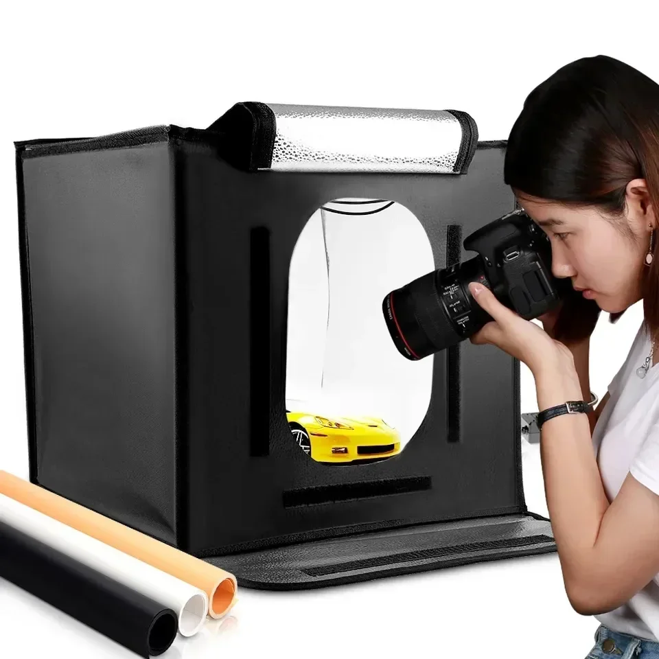 

Hot Sales40cm Foldable And Portable Tabletop Photography Lighting Kit Photo Studio Light Box Photography