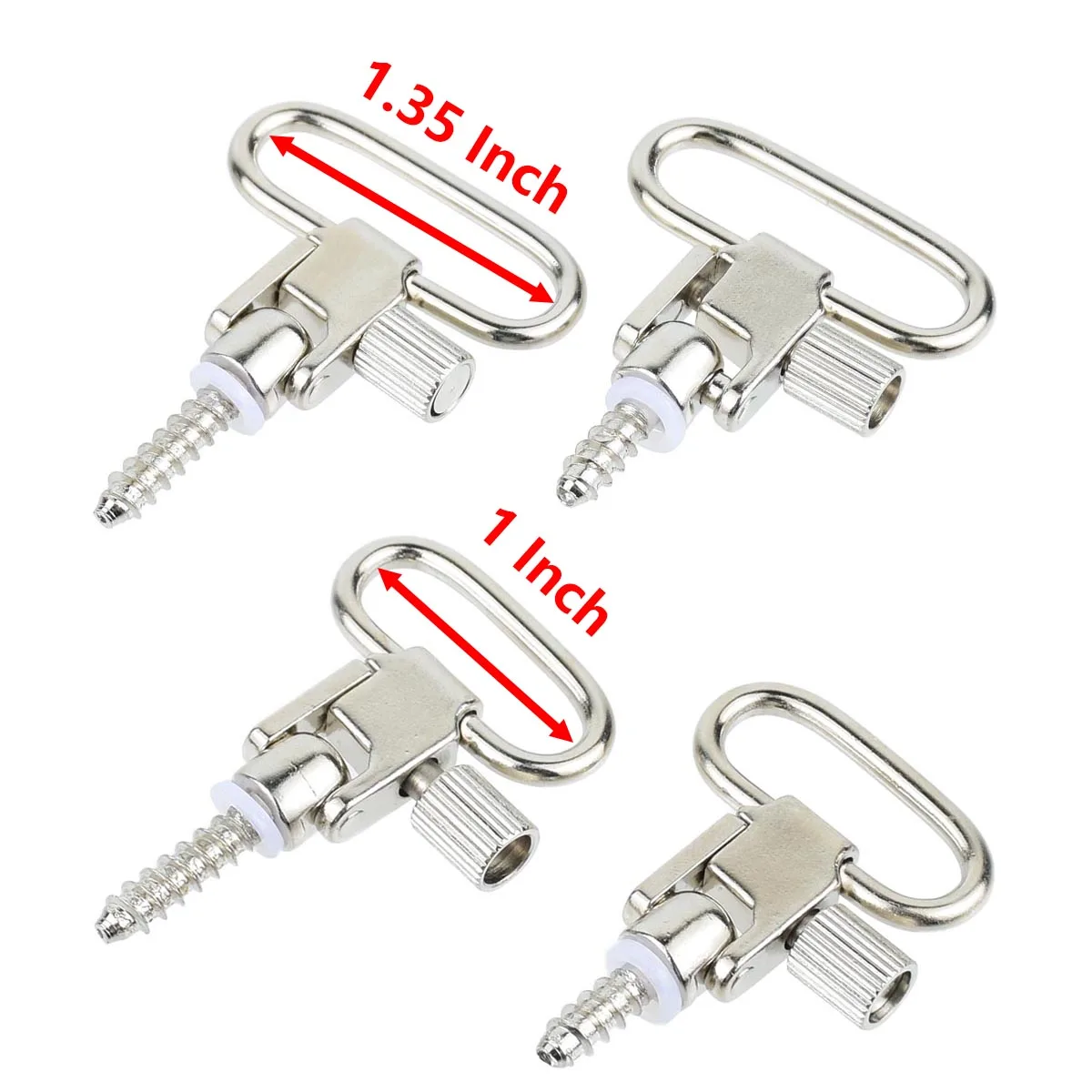 1 بوصة 1.25 بوصة التكتيكية المقاوم للصدأ QD حزام حلقة الموضوع سريعة انفصال حبال قطب بندقية الصيد الادسنس الرياضة في الهواء الطلق #1