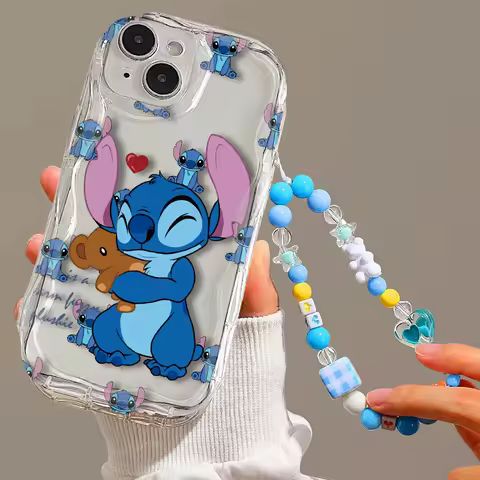 Cartoon Cute Stitch Case For Infinix Smart 9 Hot 50 50i Tecno Spark Go 1 30 20 Pro 2025 10 30C Note 40 Camon 30 Phone Cover